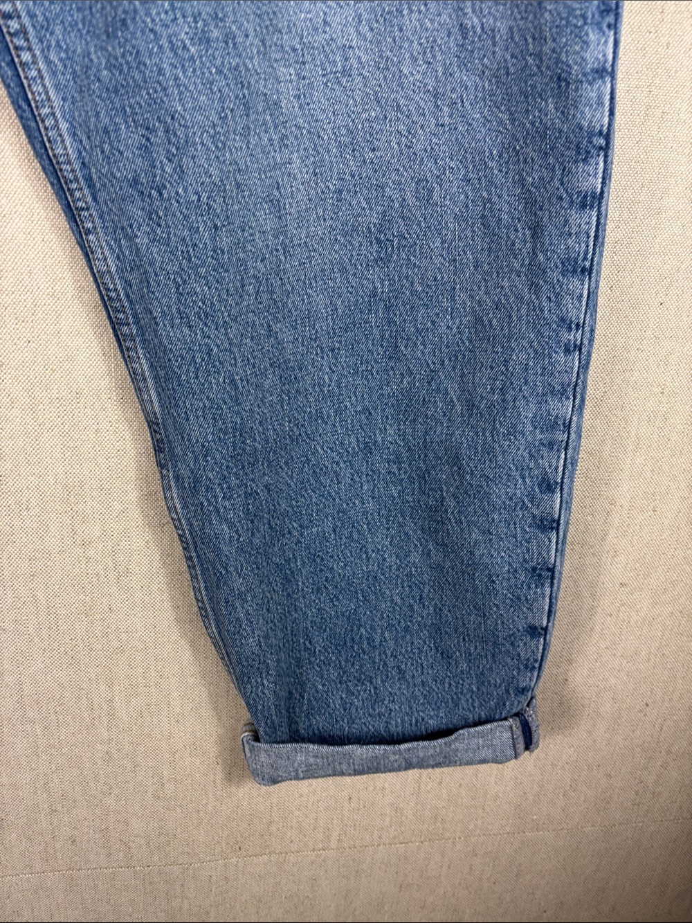ASOS > High-Rise Relaxed Fit Blue Jeans 16 - Picture 3 of 6